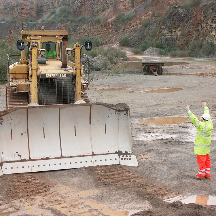 Man with Dozer