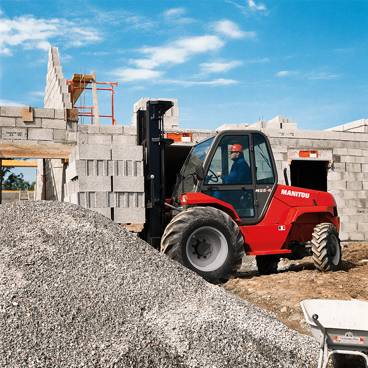 Counterbalance Forklift Truck on Construction Site