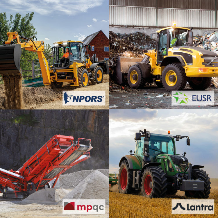 Heavy mobile plant machinery in Construction, Waste and Recycling, Quarrying and Agriculture Sectors