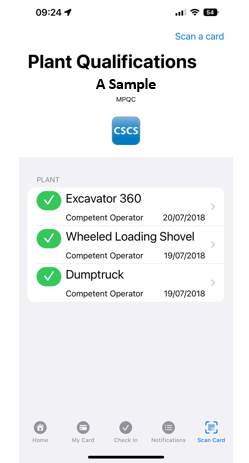 MP Connect App for Mobile Plant Training Records