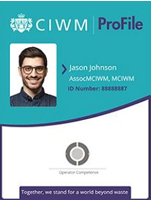 CIWM ProFile Digital Card